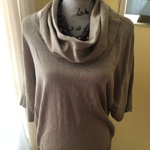 XL Michael Kors Cowl Neck sweater Gold
